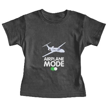 Discover Pilot Job Aviation Airplane Mode On Baby Tees