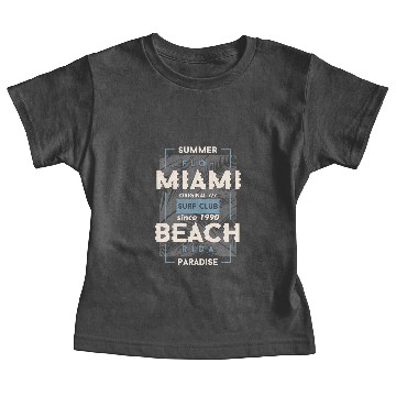 Discover Miami Beach Florida Summer Paradise Baby Tees