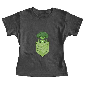 Discover Weightlifting Broccoli In Pocket Vegetable Lover Baby Tees