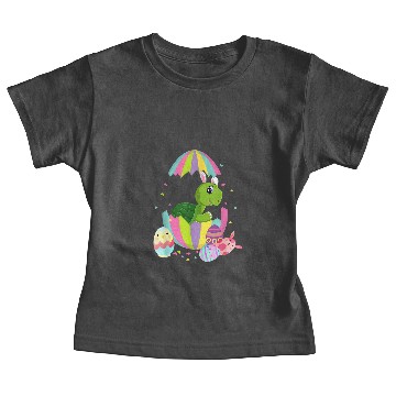 Discover KV9 Turtle Easter Egg Bunny Easter Bunny Baby Tees