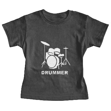 Discover DRUMMER DRUM KIT INDIE ROCK MUSIC Baby Tees