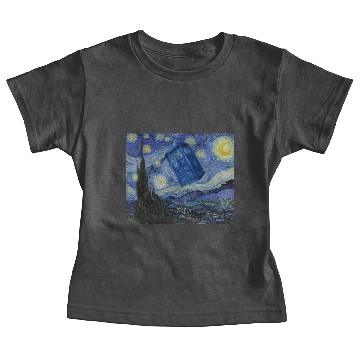 Discover Starry Night Tardis - Tardis - Baby Tees