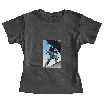 Discover Superman Strongest Hero Pose Baby Tees