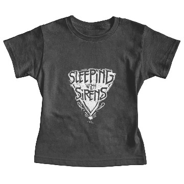 Discover Sleeping With Sirens White Diamond Logo skeleton T Baby Tees