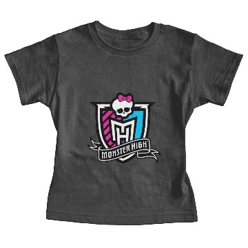 Discover monster high logo Baby Tees