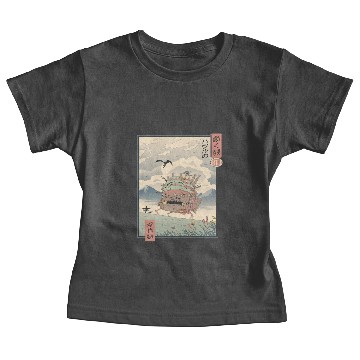 Discover Moving Castle Baby Tees