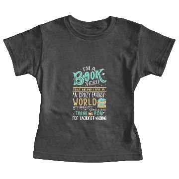 Discover I'm a Book Nerd Baby Tees