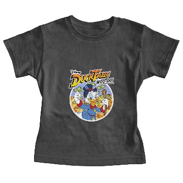 Discover Disney DuckTales Classic Uncle Scrooge Woo oo Baseball Tees Baby Tees