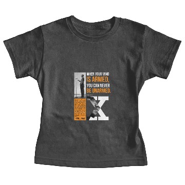 Discover Malcolm X Quote Baby Tees