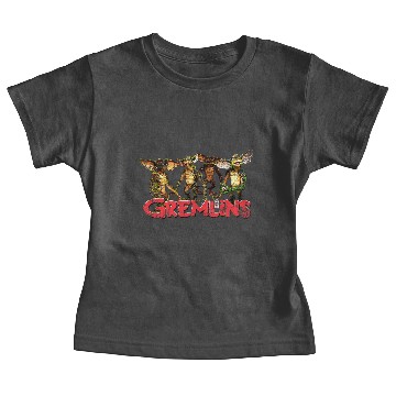 Discover Gremlins, distressed Baby Tees