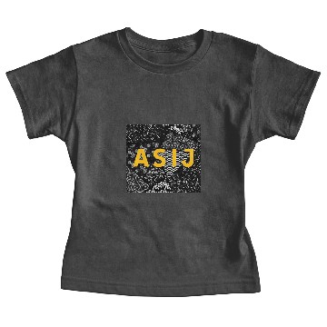 Discover ASIJ Black Patterned Baby Tees