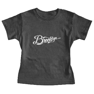 Discover Brooklyn-script NYC New York City Baseball Jersey Baby Tees