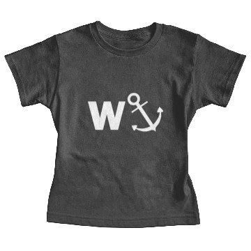 Discover W Anchor Funny Pub joke Baby Tees
