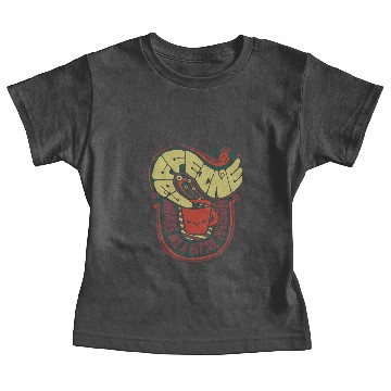 Discover Caffeine, Makes me a better person Baby Tees