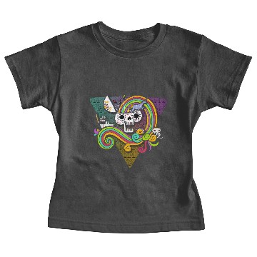 Discover Candy Skull Baby Tees
