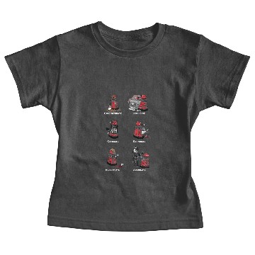 Discover Busy Little Dalek Baby Tees