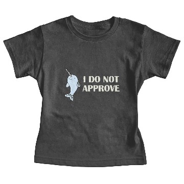 Discover Disapproving Narwhal Baby Tees