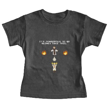 Discover Its Dangerous to Go Alone Baby Tees