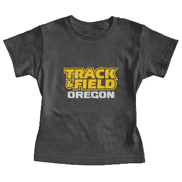 Discover Track And Field Oregon Baby Tees