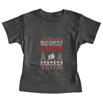 Discover Merry Christmas Application Software Developer Baby Tees Baby Tees