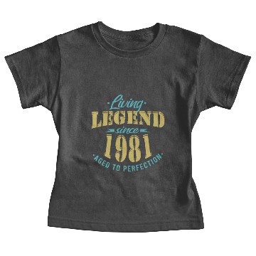 Discover 1981 birthday legend men women 3D Baby Tees