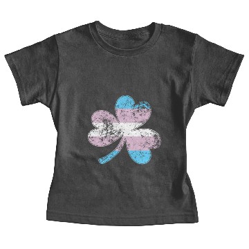 Discover Transgender Shamrock Pride Flag Baby Tees