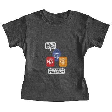 Discover Salt And Copper Chemistry Baby Tees