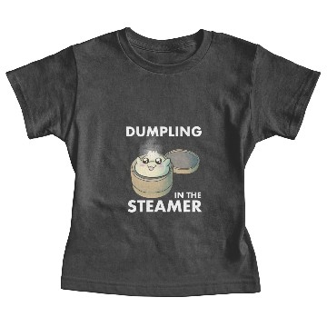 Discover Dumpling in the Steamer, Cute Kawaii Dumpling Baby Tees