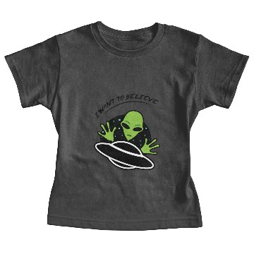 Discover I want to believe Baby Tees