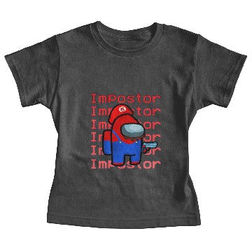 Discover Among Us - Impostor - Super Mario Baby Tees