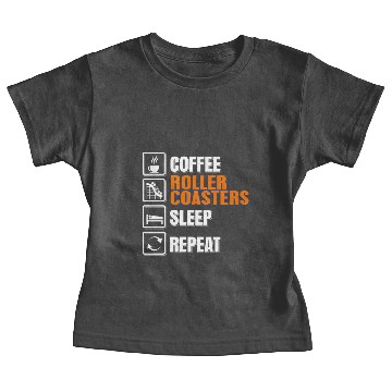 Discover Roller Coaster Baby Tees