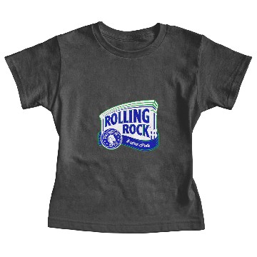 Discover Rolling Rock Logo Baby Tees Baby Tees
