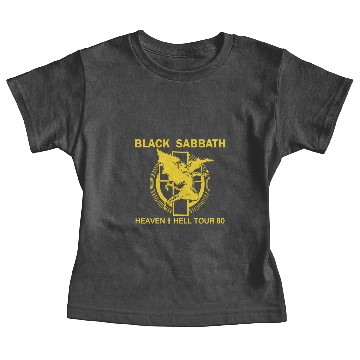 Discover 1980 Black Sabbath Heaven And Hell Tour Baseball Jerseys Baby Tees