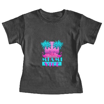 Discover Miami Vice - Retro 80s Design Baby Tees