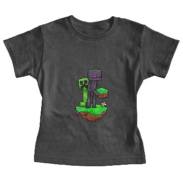 Discover Minecraft Creeper and Enderman Classic Baby Tees