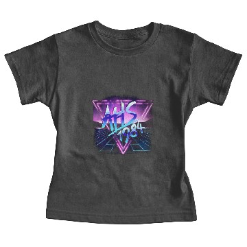 Discover American Horror Story Neon Grid Logo Pullover Baby Tees