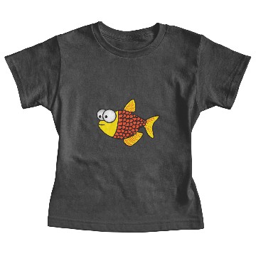 Discover Cool Fish Graphic Tie Dye Baby Tees