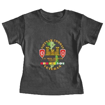 Discover Vietnam Combat Engineer - Engineer Command Vietnam w SVC - Combat - Baby Tees