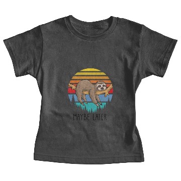Discover Funny Quote Sloths Lazy Sloth Pullover Baby Tees