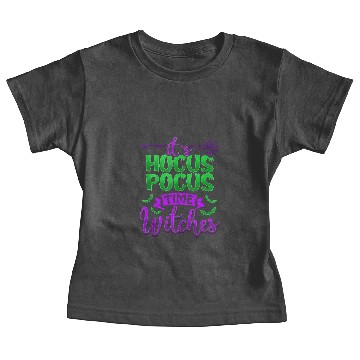 Discover IT'S HOCUS POCUS TIME WITCHES Halloween Baby Tees