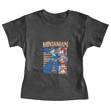 Discover Mega Man The Blue Bomber Gaming Baby Tees