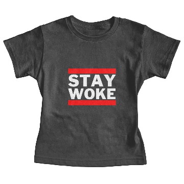 Discover STAY WOKE (Run DMC logo style) Baby Tees