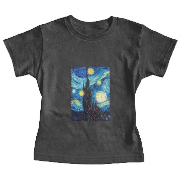 Discover The Starry Night Baby Tees