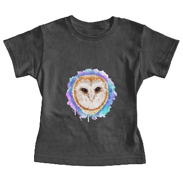 Discover Colored barn owl Baby Tees