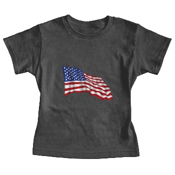 Discover waving american flag Baby Tees