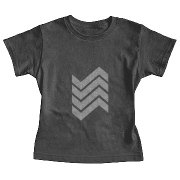 Discover Gray Chevron Baby Tees