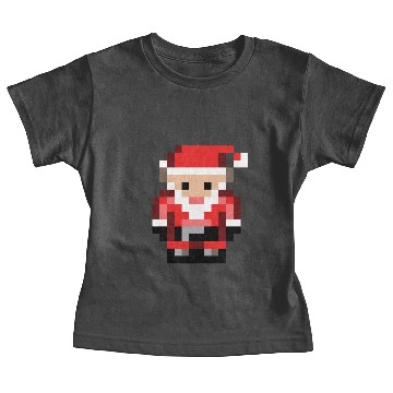 Discover Santa 8 bit Baby Tees