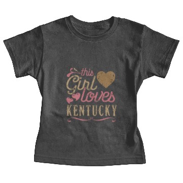 Discover This Girl Loves Kentucky Baby Tees