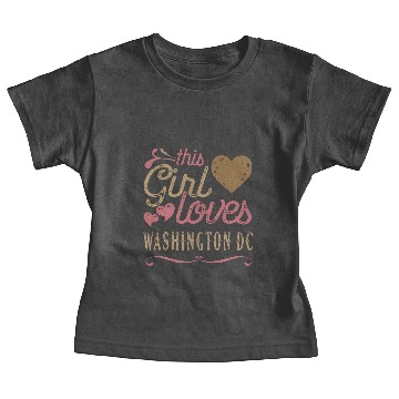 Discover This Girl Loves Washington DC Baby Tees