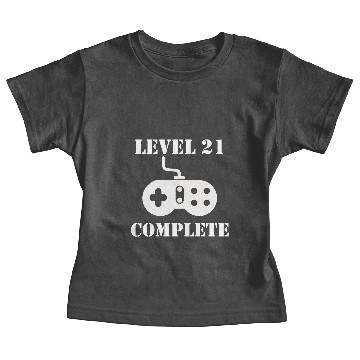 Discover Level 21 Complete 21st Birthday Baby Tees